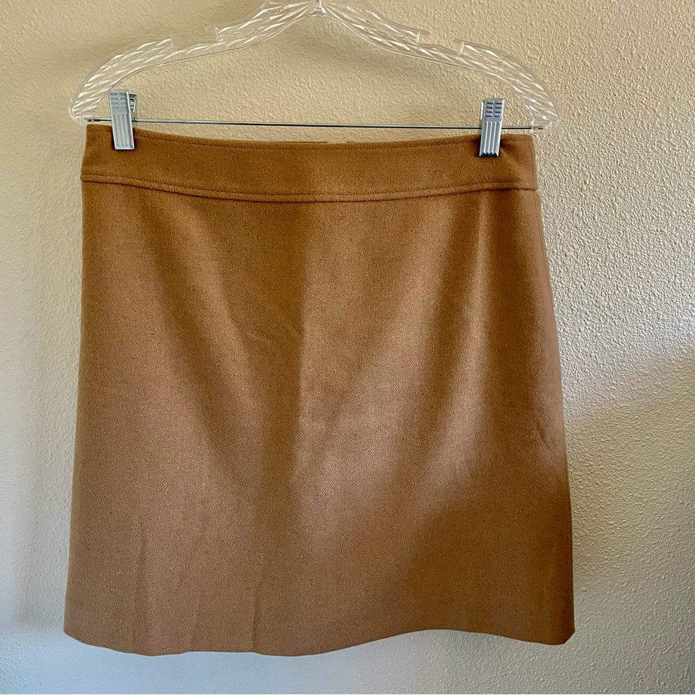J. Crew Camel Mini Skirt